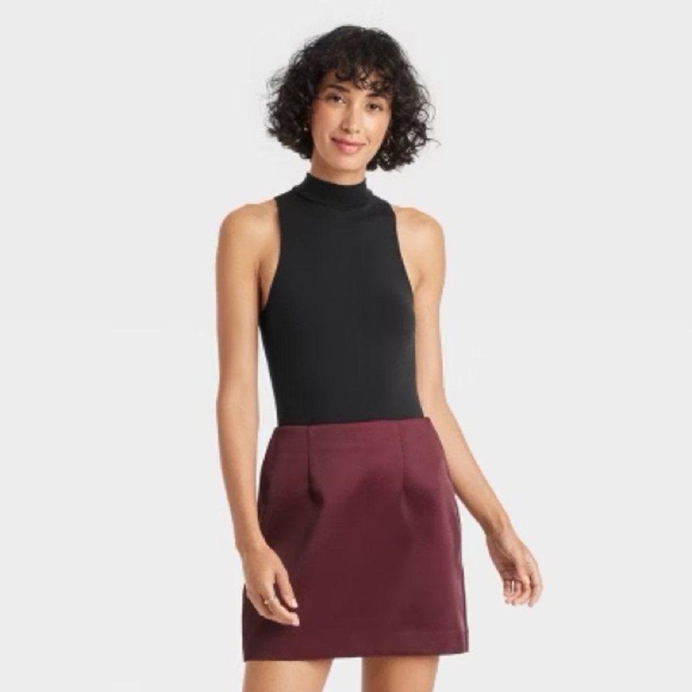 A New Day Mock Turtleneck Tank Bodysuit